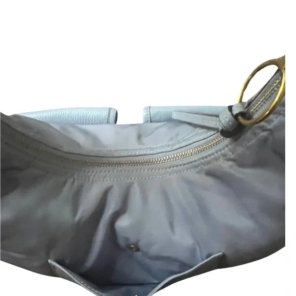 Coach EUC Bluebell Nylon & Leather Cargo Hobo Bag - Picture 7 of 13